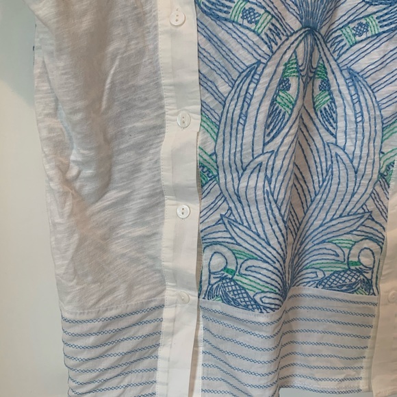 Akemi + Kin Sienna Embroidered Top Anthropologie - Picture 8 of 10